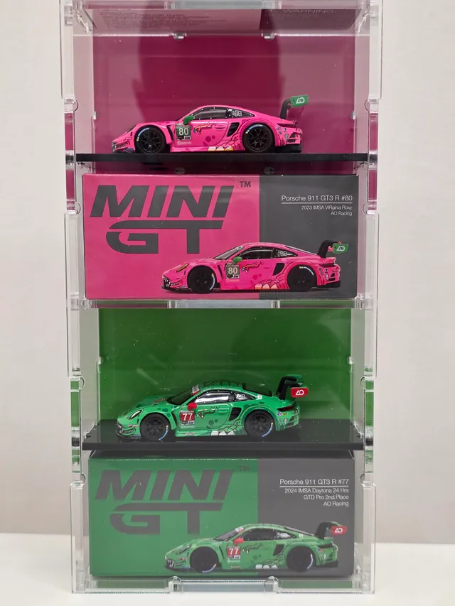 Кейсове 1:64 — Mini GT един над друг