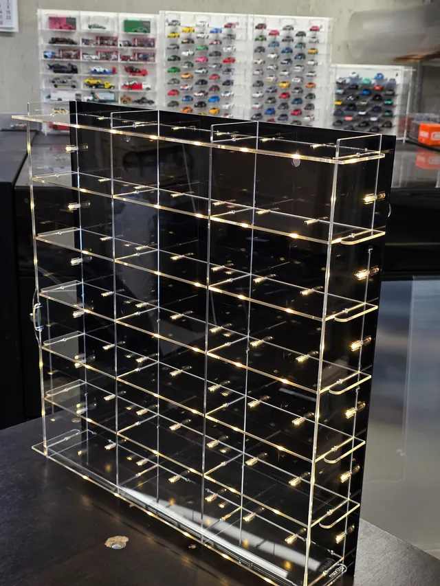 43B18L — черен гръб, с LED